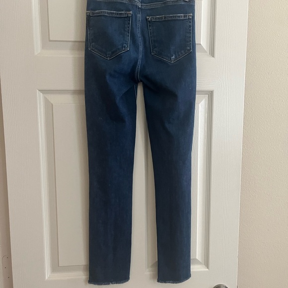 Paige Hoxton straight jeans. Size 24 in blue. LIKE NEW condition. Fits true 24. - Picture 4 of 11